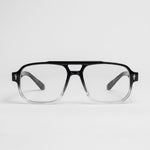 Aviatore Black Crystal Clear – front view