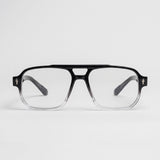 Aviatore Black Crystal Clear – front view