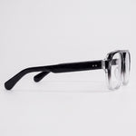 Aviatore Black Crystal Clear – side view