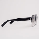 Aviatore Black Crystal Grey Gradient – side view