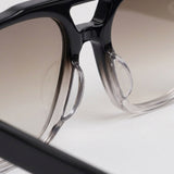 Aviatore Black Crystal Grey Gradient – bridge detail