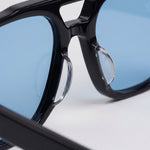 Aviatore Black Light Blue – bridge detail