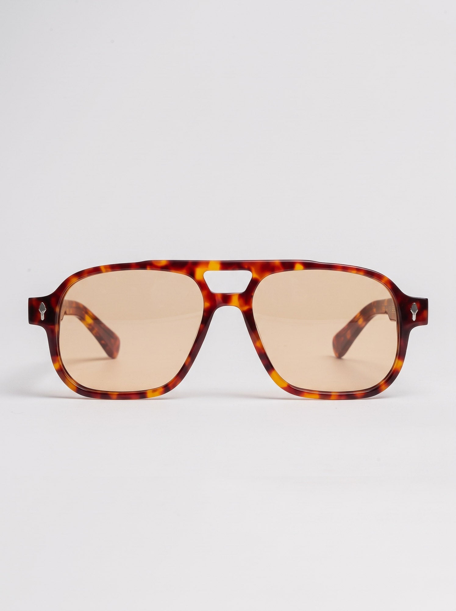Aviatore Tortoise Amber – front view