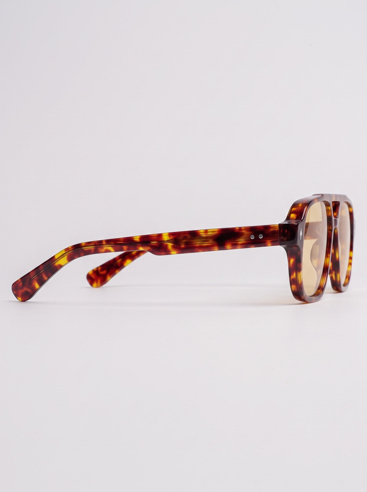 Aviatore Tortoise Amber – side view