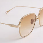Gaetano Gold Brown Gradient – hinge detail view