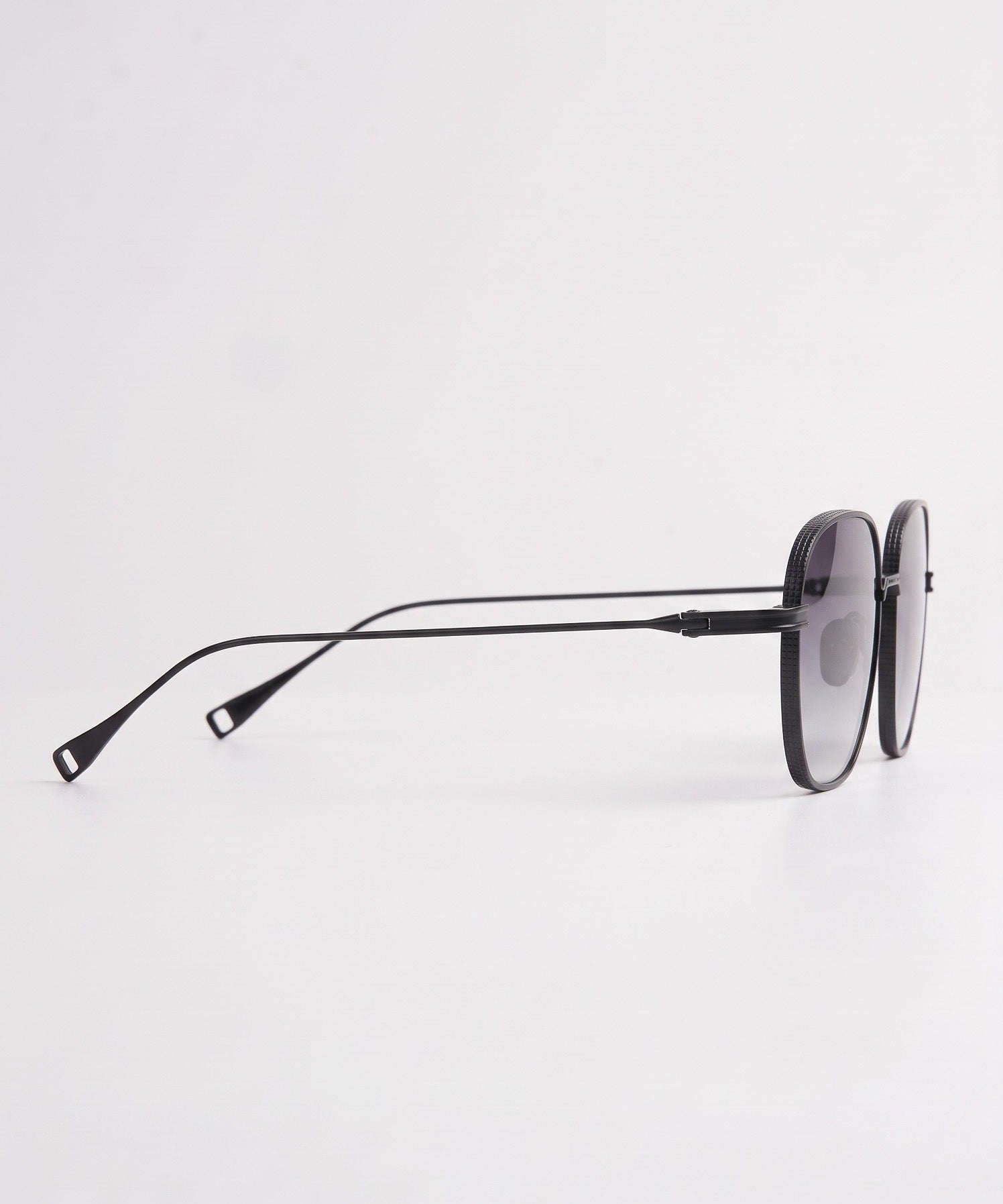 Gaetano Matte Black Grey Gradient – side view