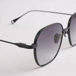 Gaetano Matte Black Grey Gradient – hinge detail view