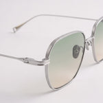 Gaetano Silver Green Gradient – hinge detail view