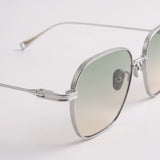 Gaetano Silver Green Gradient – hinge detail view